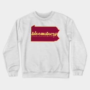 Bloomsburg University State Design Crewneck Sweatshirt